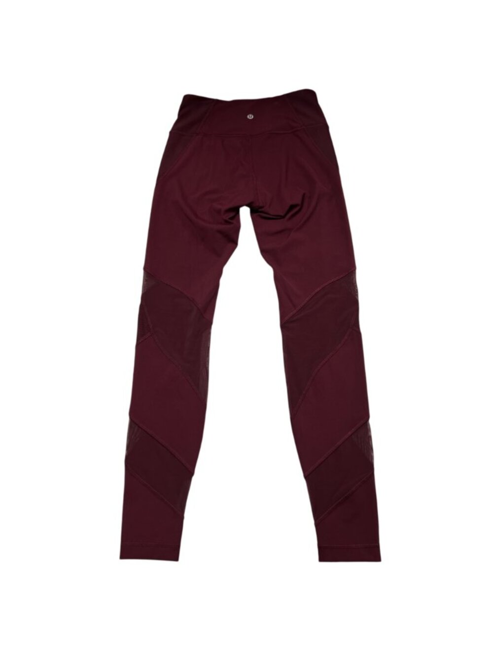 Lululemon Wunder Under High Rise Tight 28" Mesh Inset Tight Garnet Size 6 - Picture 2 of 6